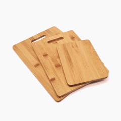 set de tres tablas de bamboo