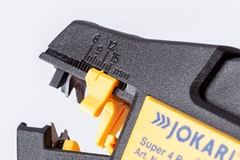 PELACABLE AUTOMÁTICO P/ CONDUCTORES Y HEBRAS DE 0,2 A 6 MM2- CORTADOR LATERAL DE HASTA 2,5 MM2 Y TOPE DE LONGITUD DE 6 A 15 MM- MARCA JOKARI, MODELO SUPER 4 PRO en internet