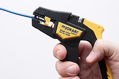 PELACABLE AUTOMÁTICO P/ CONDUCTORES Y HEBRAS DE 0,2 A 6 MM2- CORTADOR LATERAL DE HASTA 2,5 MM2 Y TOPE DE LONGITUD DE 6 A 15 MM- MARCA JOKARI, MODELO SUPER 4 PRO - Espa Elec Store 