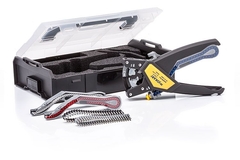 ALICATE DE PELADO Y PRENSADO CON 4 FUNCIONES: CORTE – PELADO – TORSIÓN – PRENSADO. RANGO DE TRABAJO DE 0,5 A 2,5 MM2. MARCA JOKARI, MODELO QUADRO PLUS, JK62000 en internet