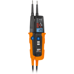 Detector de tensión multifunción IP64 con "LoZ" e indicaciones LED y linterna LED - HT10