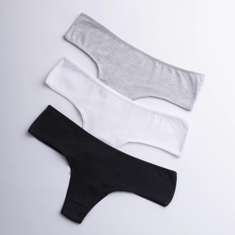 PACK LISO MIX CULOTTE LESS ALGODÓN Y LYCRA CON ELASTICO - ART. A040