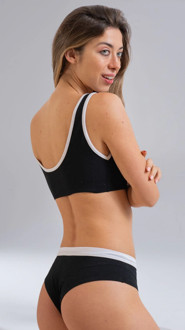 Top cotton bicolor Mora - Tienda Oficial — imagen 2