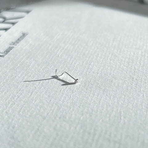 PIERCING PONTO DE LUZ PRATA 925 | 1MM | NARIZ | REF P67
