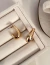 BRINCO FOLHEADO A OURO 18K E PRATA GOTA ARGOLA | REF BRI22965-1