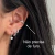 BRINCO PIERCING LISO CONCH PRESSÃO | 1CM | REF B1014