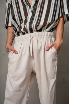 PANT. LINO GASPEADO - comprar online