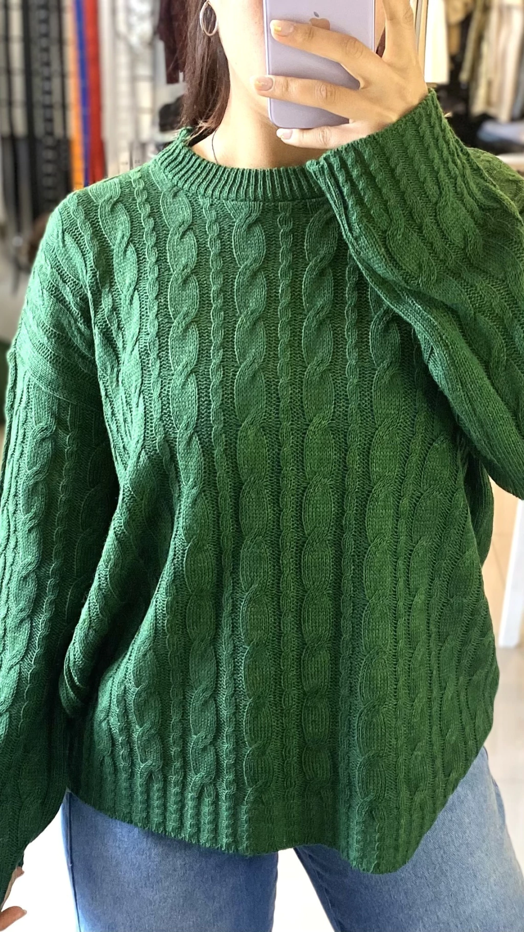 Sweater Diana Verde Benetton. Cod. BL36