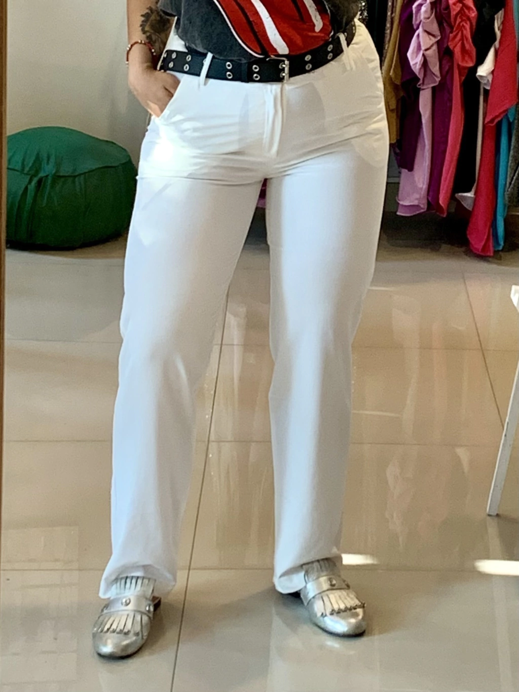 Pantalón Sastrero Tencel Classic Blanco. Cód. MIR1024