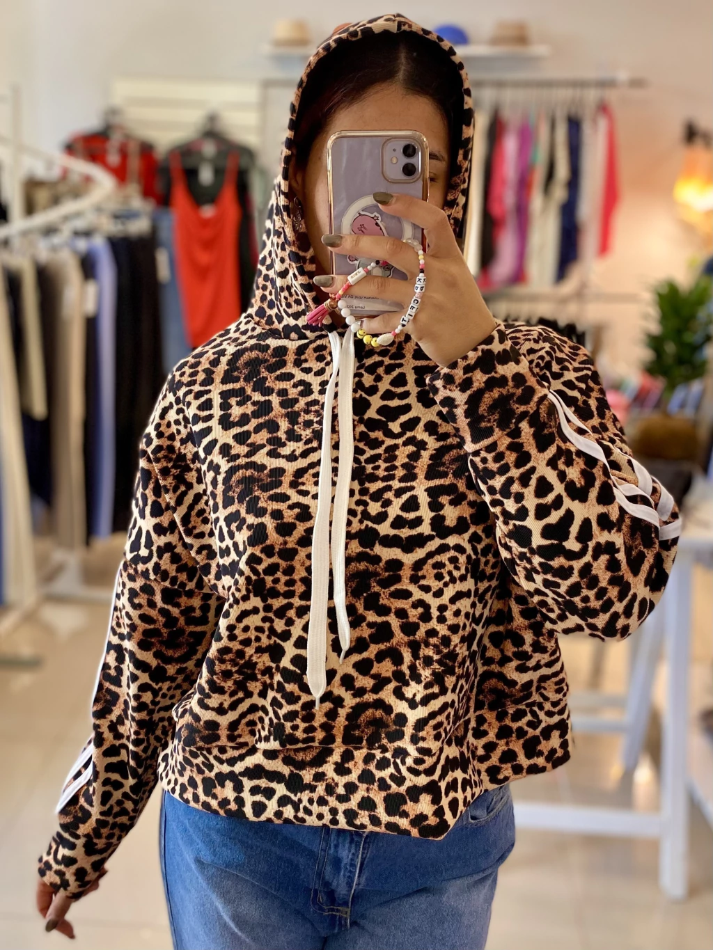 Buzo Animal Print Blanco. Cod. BL11BUAPBLTU