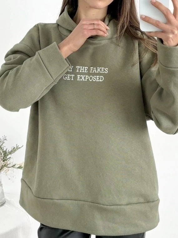 Buzo Frisado Exposed Militar con Capucha. Cód. BK242