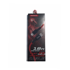 Cable Lightning a Tipo C 1 mt de carga ultra rápida 18W