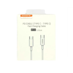 Cable Somostel Tipo C a C de 1 mt. de carga ultra rápida 3.1