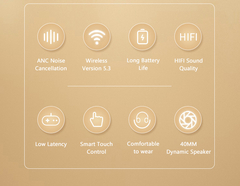 Auricular Somostel Bluetooth CJ31 con Activación de Cancelación de Sonido