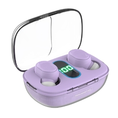 Imagen de Auricular Somostel Bluetooth J15 con diseño de carcasa transparente