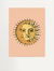 Quadro decorativo - sun face moon face