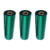 Combo X 3 Ribbon De Cera 110 Mm X 74 Mts - Verde - Buje: 1/2