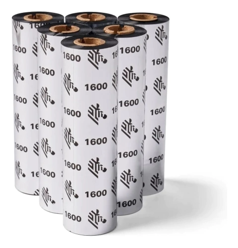 Ribbon 110x74 Mts Cera Negro Marca Zebra Original