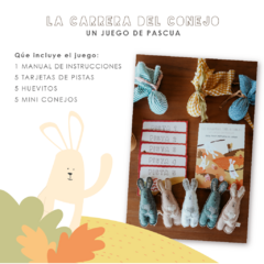 La carrera del conejo - JUEGO DE PASCUA - Chauchitas