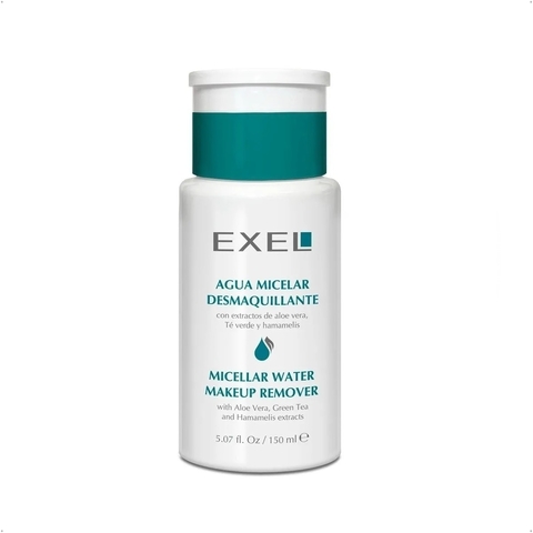 Exel Basics - Agua Micelar Desmaquillante 5 en 1 con Aloe Vera, Te Verde y Hamamelis (150ml)