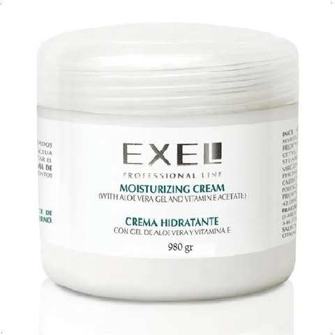 Exel Basics - Crema Hidratante Facial con Gel Aloe Vera Y Vitamina E (1000gr)