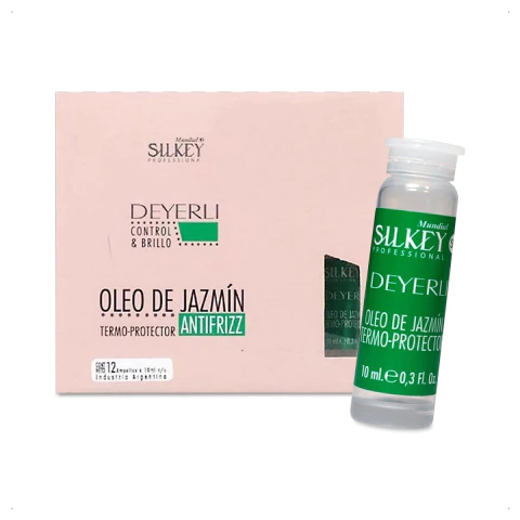 Silkey - Deyerli Ampolla Oleo de Jazmin Termo-Protector Anti-Frizz 10ml (12u)