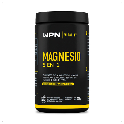 WPN - Magnesio 5 en 1 Sabor Limonada Rosa (225g)