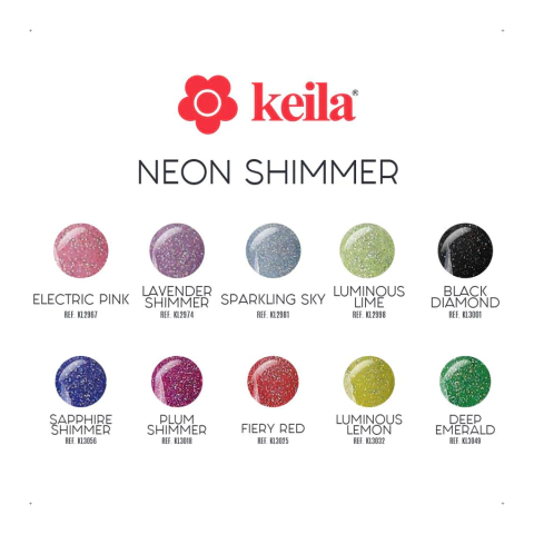 Keila - Gel Polish Uv/led Coleccion Neon Shimmer (12ml)