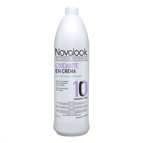 Novalook - Oxidante en Crema con Keratina y Perfumada 10 Vol. 3% (1Lt)