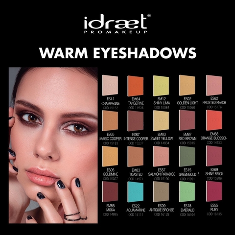 Idraet - Warm HD Eyeshadow Sombra de Ojos (2.5g)
