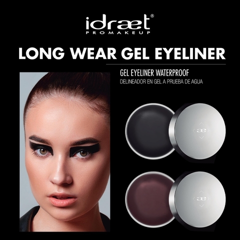 Idraet - Long Wear Gel Eyeliner Delineador en Gel para Ojos (4g)