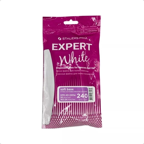 Staleks - Repuetos Limas White Descartables Expert Base 40