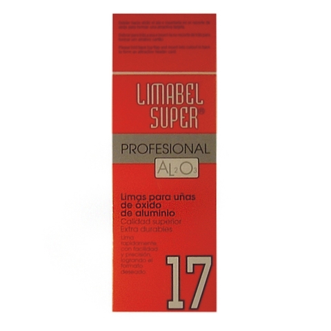 Limabel - Limas Uñas De Oxido De Aluminio Nro 17 (12 Unidades)