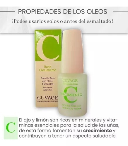 Cuvage - Tratamiento Base Crecimiento Oleos Esenciales (11ml)