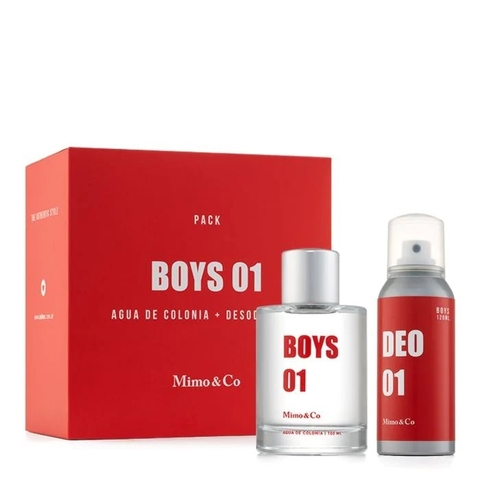 Mimo & Co - Boys 01 Edc (100ml ) & Desodorante (120ml) Set