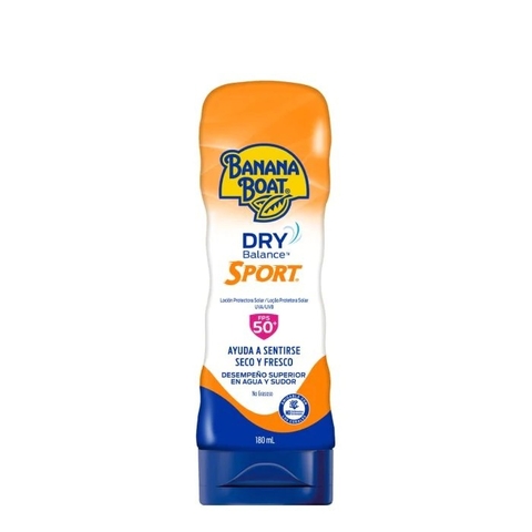 Banana Boat - Dry Balance Sport Locion Protector Solar Spf50+ 180ml