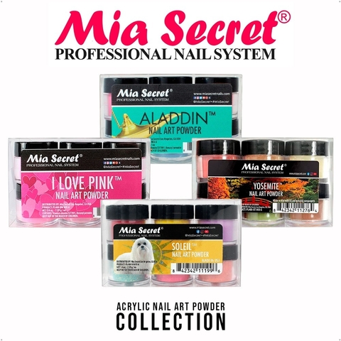 Mia Secret - Colección de Polímeros Nail Art Powder 7.39g (6u) - comprar online