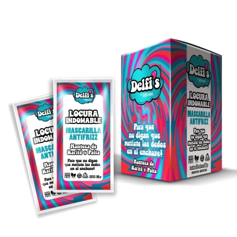 Delfi´s - Locura Indomable Máscarilla Antifrizz 12u (50g) - comprar online