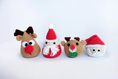Imagen de MUÑECOS RENO/ PAPA NOEL