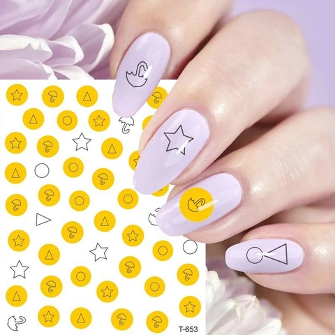 Stickers para Uñas - El juego del calamar cod653