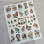 Sticker para uñas - Hojas verde y marrones - F783 - comprar online
