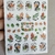 Sticker para uñas - Hojas verde y marrones - F783 - Limon y Sal Nails