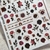 Sticker para uñas - F858 Rosas en internet