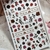 Sticker para uñas - F858 Rosas - Limon y Sal Nails