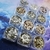 Box de 12 glitter metalizados