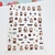 Sticker para Uñas 5D - Osita Rose cod.041