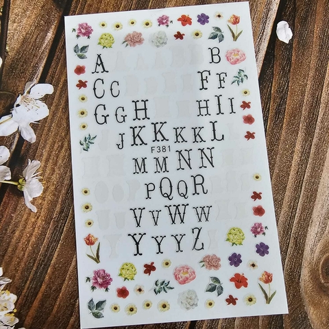 Sticker para uñas - F381