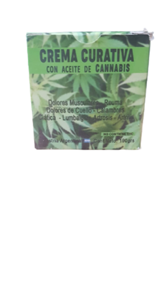 Crema Curativa Con Aceite de Cannabis 90 Gr