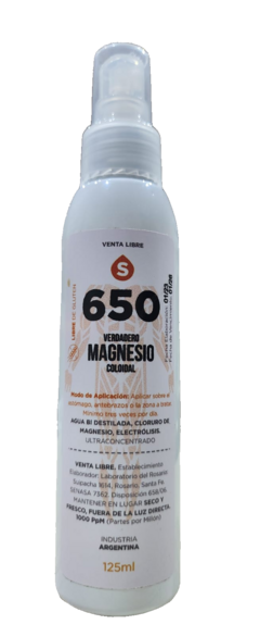 Magnesio Coloidal S650 Spray 125 ml - comprar online