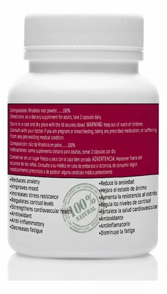 Natural Plus Rhodiola Root Cap 30 - La Boutique Saludable